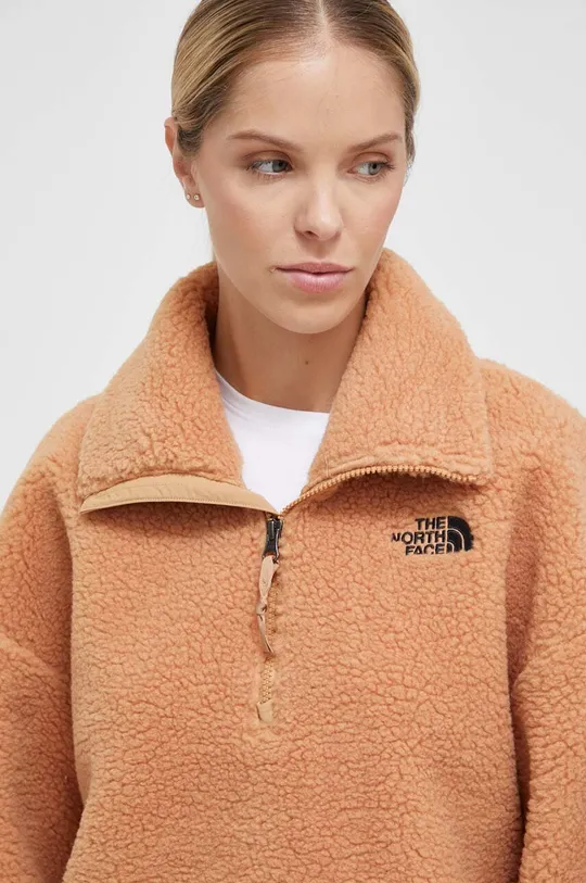 The North Face bluza brązowy