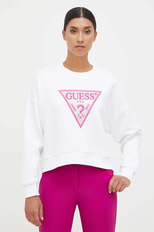 λευκό Μπλούζα Guess Γυναικεία