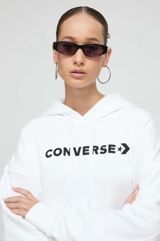 λευκό Μπλούζα Converse