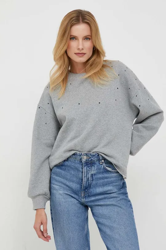 siva Bombažen pulover Pepe Jeans Caroline Ženski