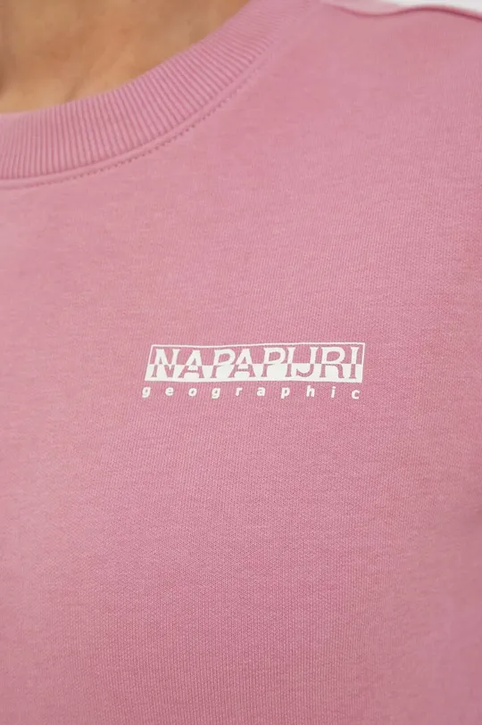 różowy Napapijri bluza