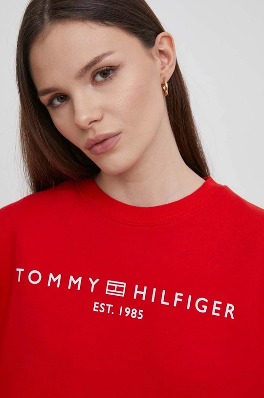 červená Mikina Tommy Hilfiger