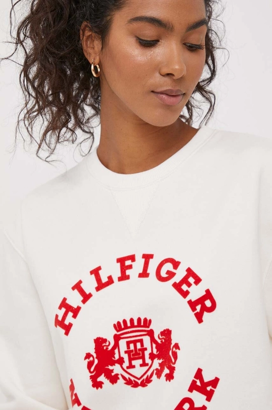 beżowy Tommy Hilfiger bluza