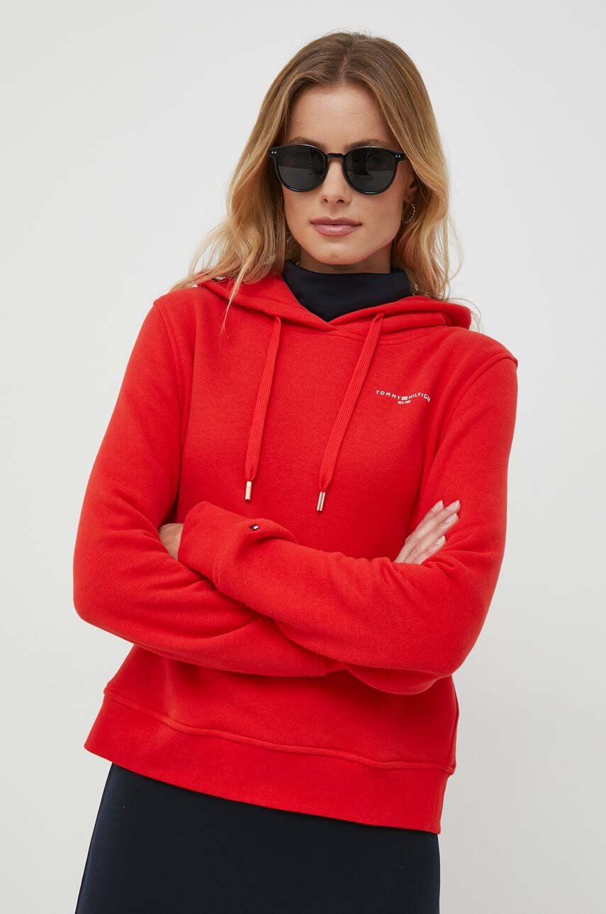 rosso Tommy Hilfiger felpa Donna