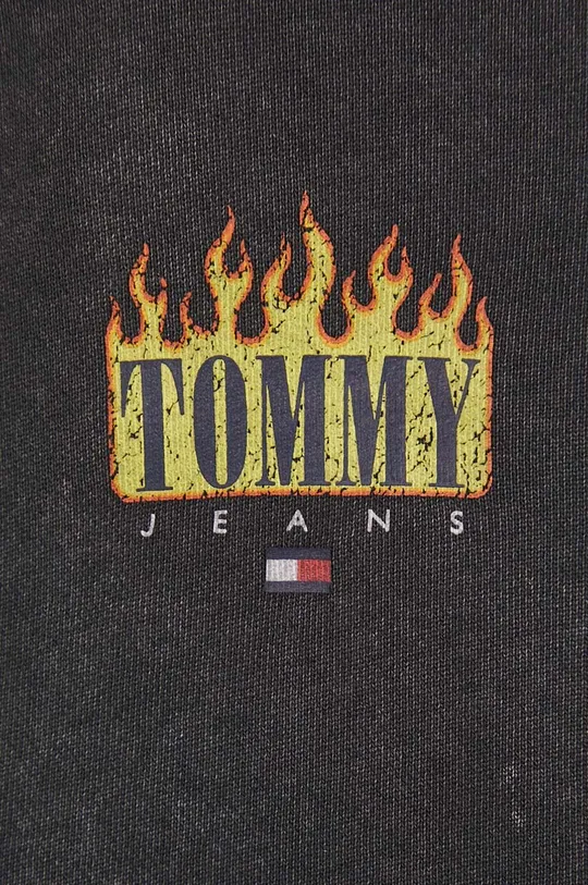 siva Pamučna dukserica Tommy Jeans