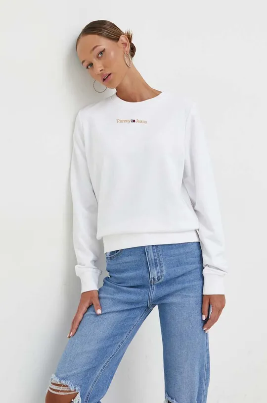 λευκό Μπλούζα Tommy Jeans Γυναικεία