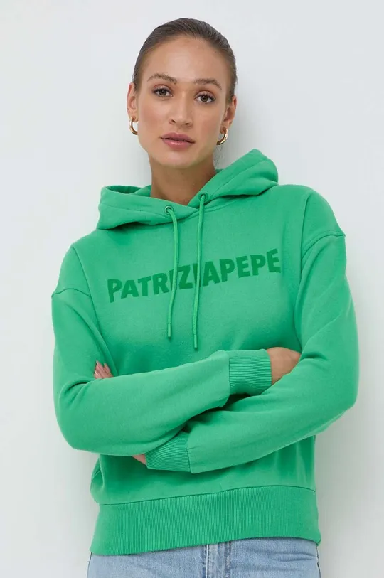 πράσινο Βαμβακερή μπλούζα Patrizia Pepe Γυναικεία
