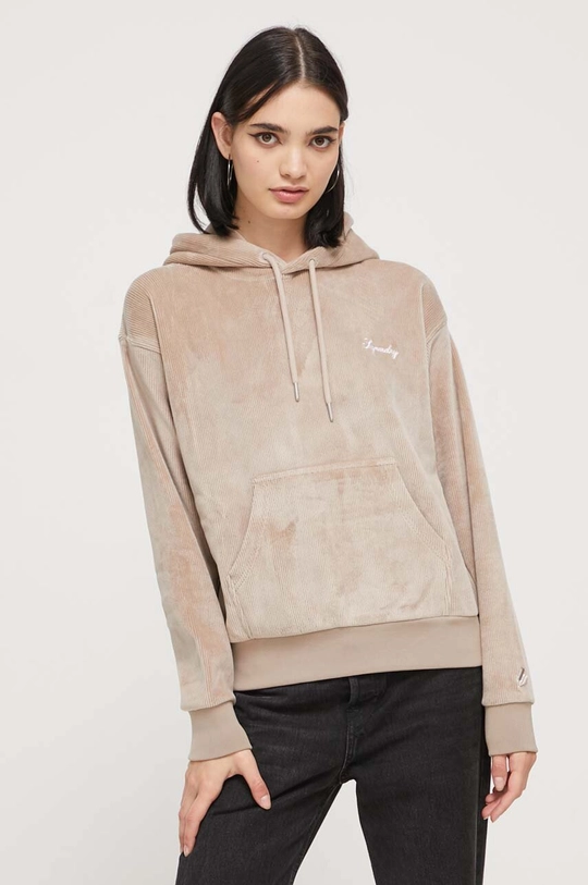 beige Superdry felpa Donna