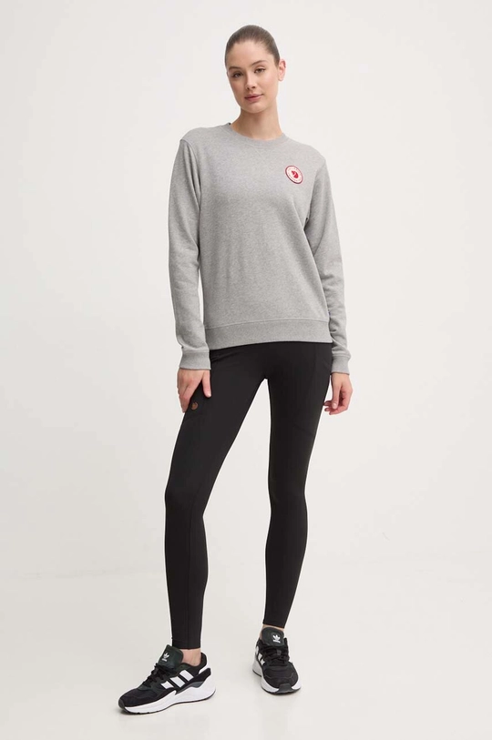 Fjallraven cotton sweatshirt 1960 Logo gray