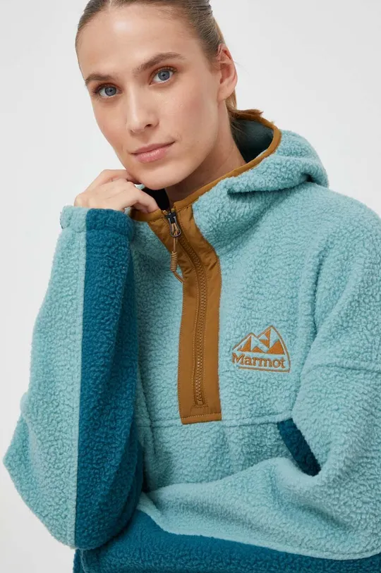 turkizna Športni pulover Marmot Super Aros