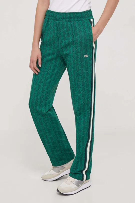 πράσινο Παντελόνι φόρμας Lacoste Γυναικεία