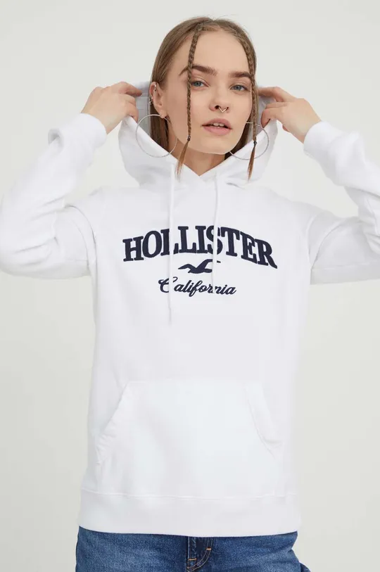 λευκό Μπλούζα Hollister Co. Γυναικεία