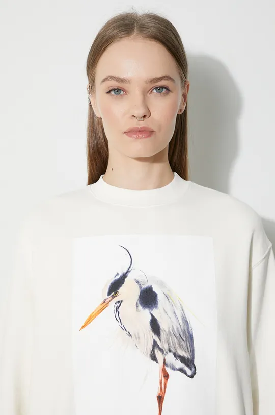 Heron Preston bluza bawełniana Heron Bird Painted Crewneck Damski