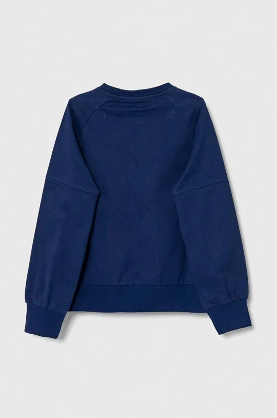 Παιδική βαμβακερή μπλούζα Guess σκούρο μπλε