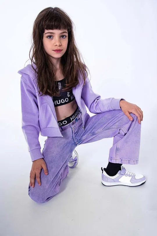 фиолетовой Детская кофта HUGO Для девочек