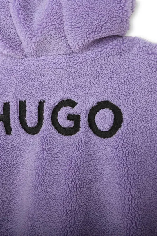 μωβ Παιδική μπλούζα HUGO