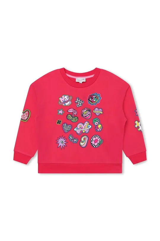 rdeča Otroški bombažen pulover Marc Jacobs Dekliški