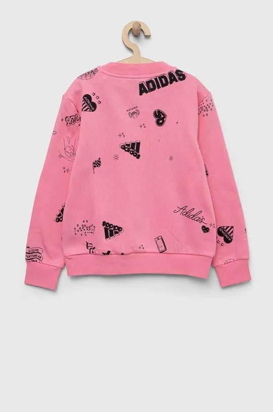 Παιδική μπλούζα adidas JG BLUV Q3SWEAT ροζ