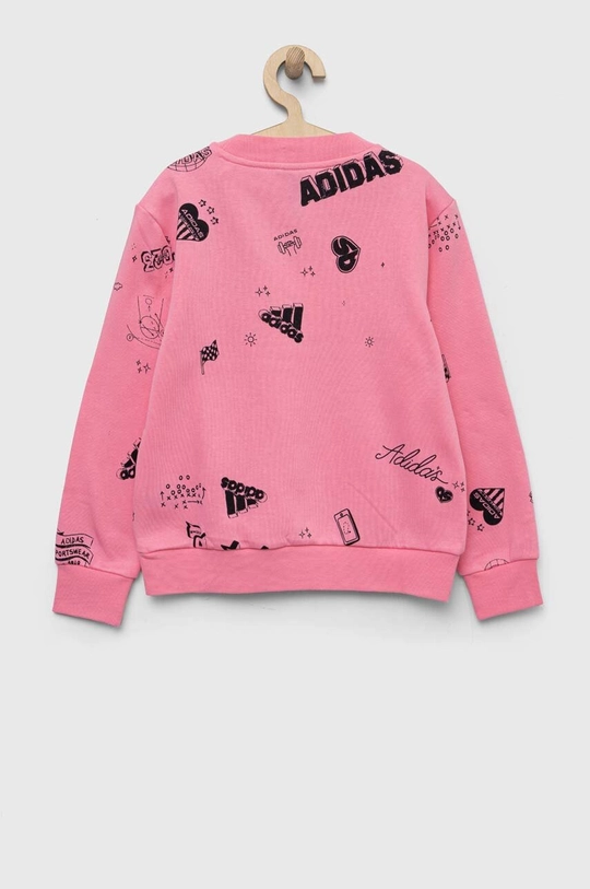 Παιδική μπλούζα adidas JG BLUV Q3SWEAT ροζ