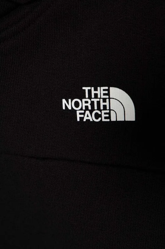 Παιδική βαμβακερή μπλούζα The North Face G DREW PEAK CROP P/O HOODIE 100% Βαμβάκι
