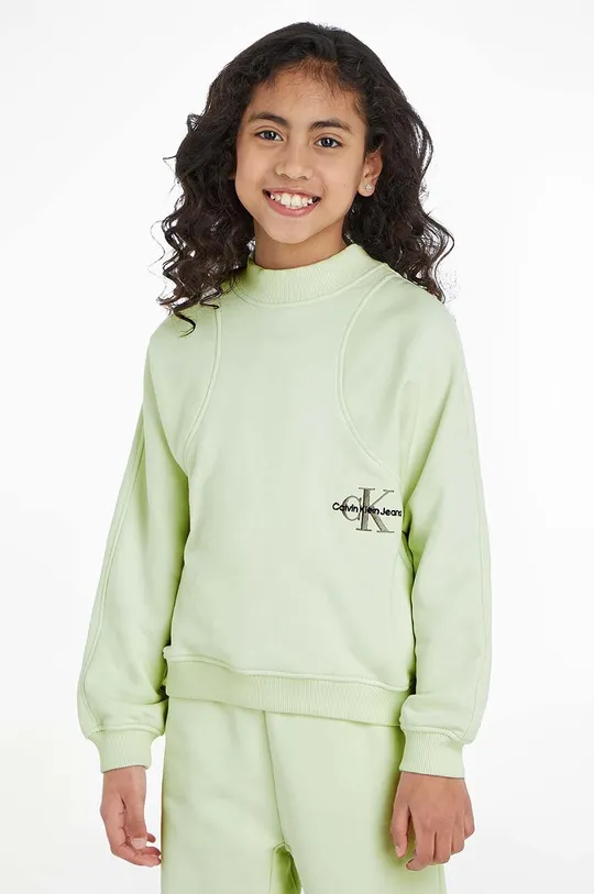зелёный Детская кофта Calvin Klein Jeans Для девочек