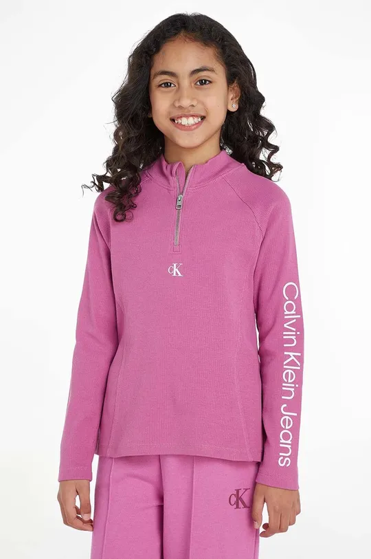 фиолетовой Детская кофта Calvin Klein Jeans Для девочек