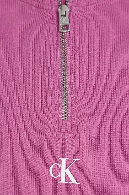 фіолетовий Дитяча кофта Calvin Klein Jeans