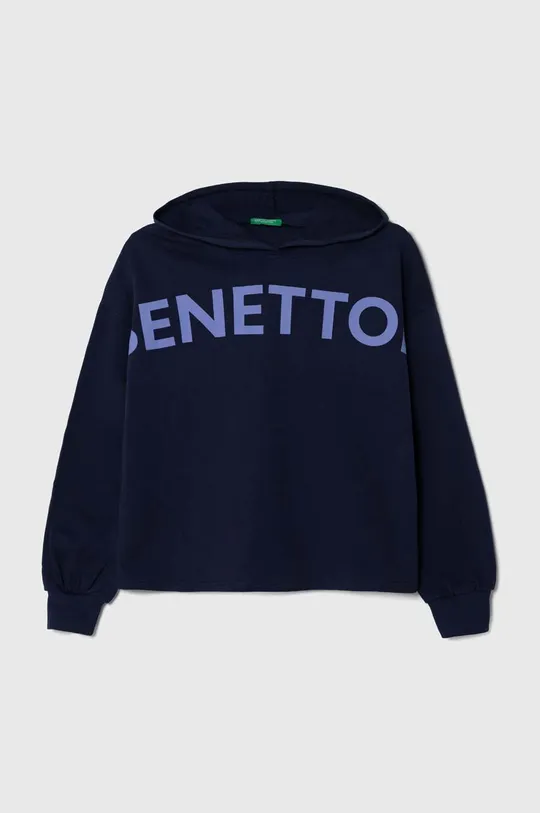 blu navy United Colors of Benetton felpa in cotone bambino/a Ragazze