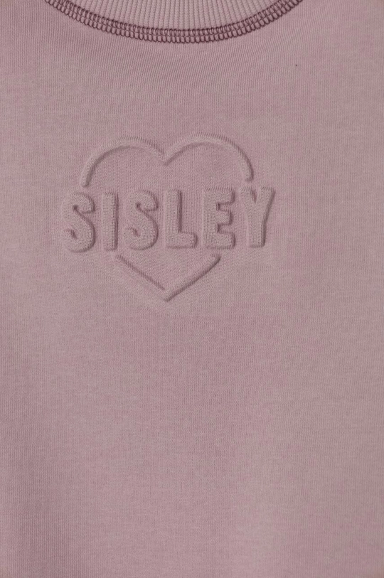 Sisley bluza dziecięca Materiał zasadniczy: 65 % Bawełna, 35 % Poliester, Ściągacz: 95 % Bawełna, 5 % Elastan