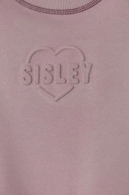Detská mikina Sisley  Základná látka: 65 % Bavlna, 35 % Polyester Elastická manžeta: 95 % Bavlna, 5 % Elastan