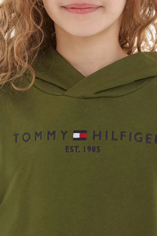 Παιδική βαμβακερή μπλούζα Tommy Hilfiger Για κορίτσια
