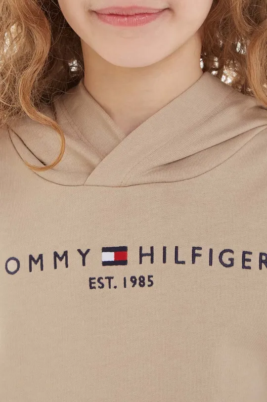 Otroški bombažen pulover Tommy Hilfiger Dekliški