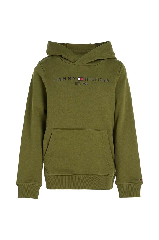 Tommy Hilfiger gyerek melegítőfelső pamutból zöld