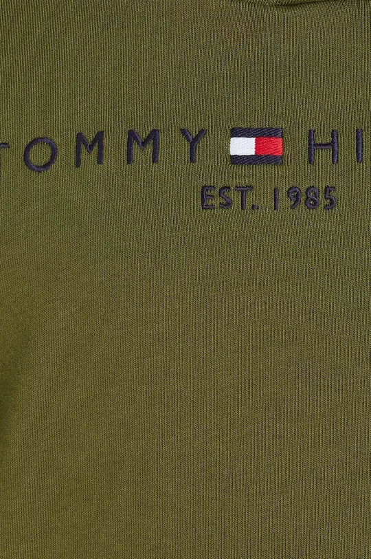 zelená Detská bavlnená mikina Tommy Hilfiger