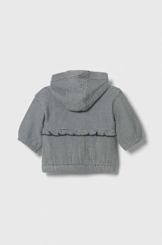 Bombažen pulover za dojenčka United Colors of Benetton siva