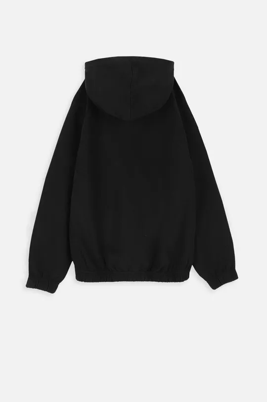 Otroški bombažen pulover Coccodrillo črna