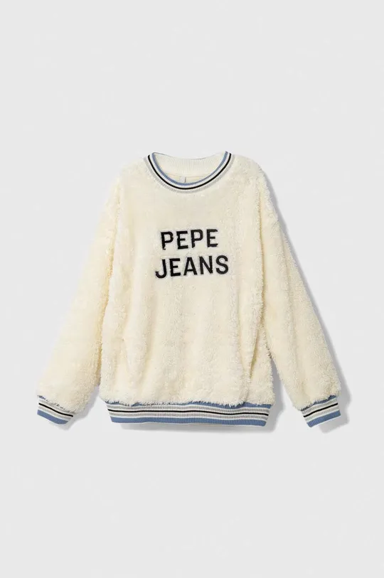 beżowy Pepe Jeans bluza dziecięca Dziewczęcy