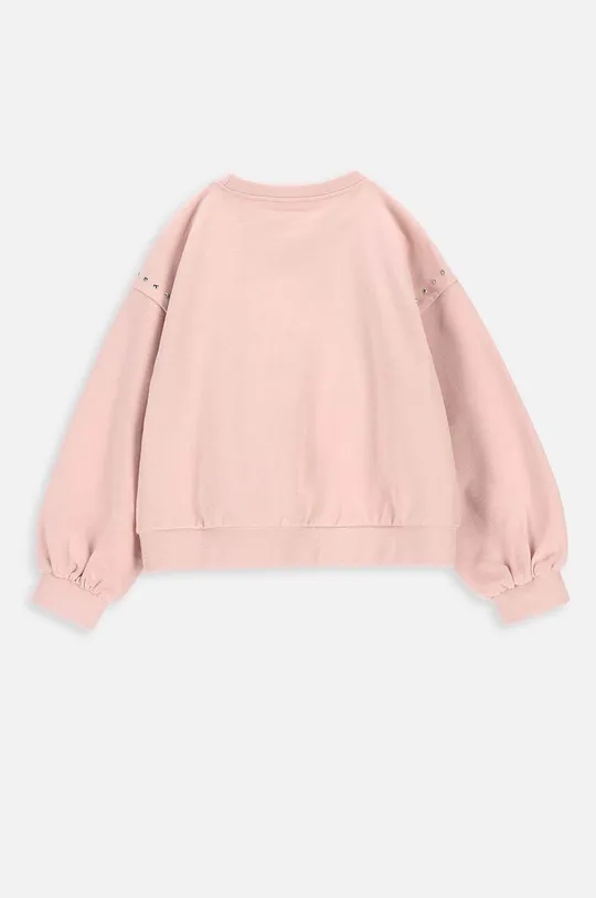 Παιδική βαμβακερή μπλούζα Coccodrillo ροζ
