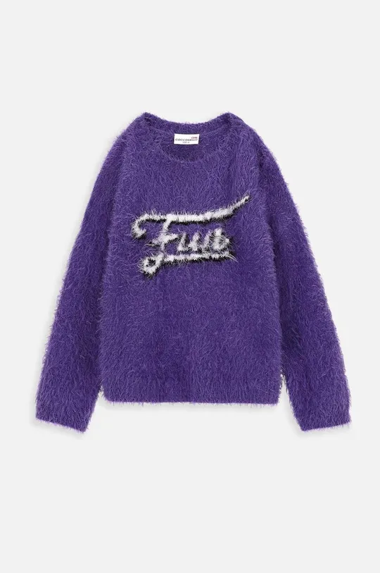 Otroški pulover Coccodrillo vijolična