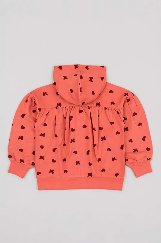 Παιδική βαμβακερή μπλούζα zippy ροζ