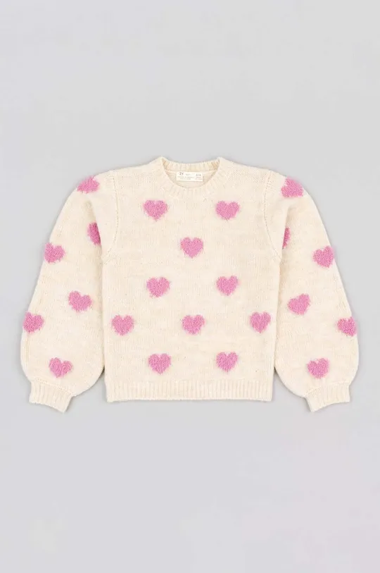бежевий Дитячий светр zippy Для дівчаток