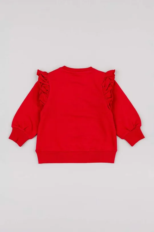 zippy csecsemő melegítőfelső pamutból piros