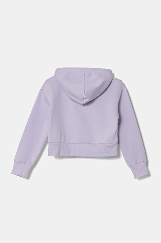 Under Armour bluza dziecięca UA Rival Fleece Crop 1379517 fioletowy AW24