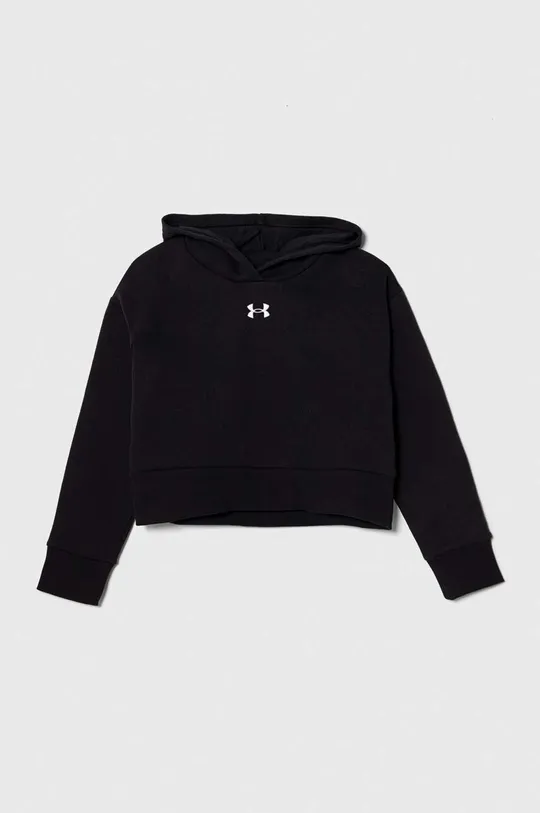 чорний Дитяча кофта Under Armour UA Rival Fleece Crop Для дівчаток