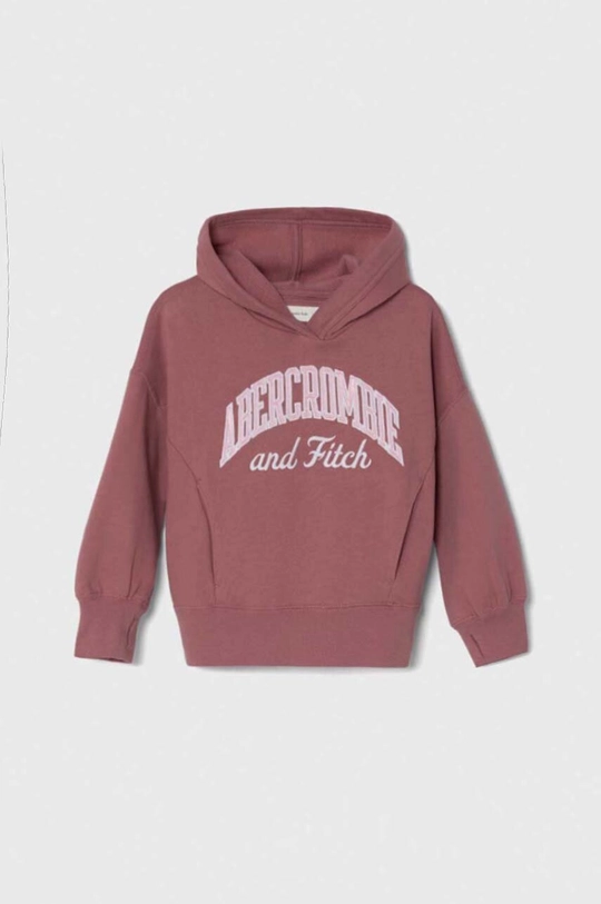 różowy Abercrombie & Fitch bluza dziecięca Dziewczęcy