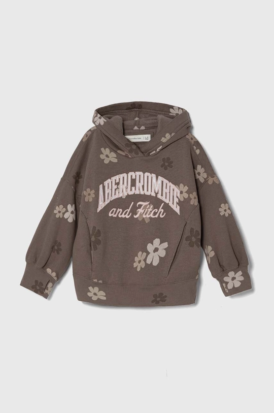 beżowy Abercrombie & Fitch bluza dziecięca Dziewczęcy