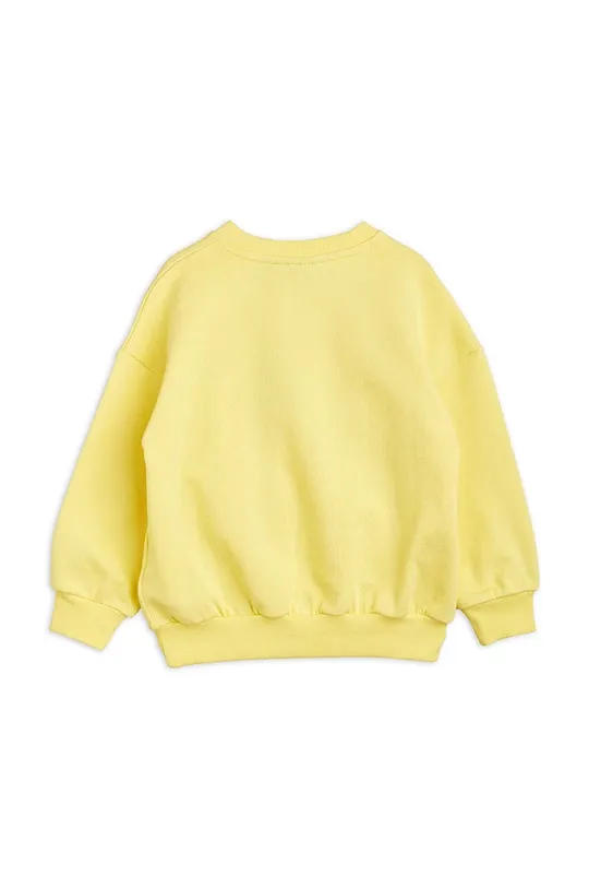 Mini Rodini bluza bawełniana dziecięca żółty