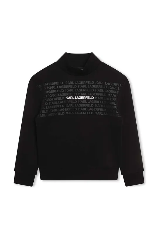 Otroški pulover Karl Lagerfeld črna
