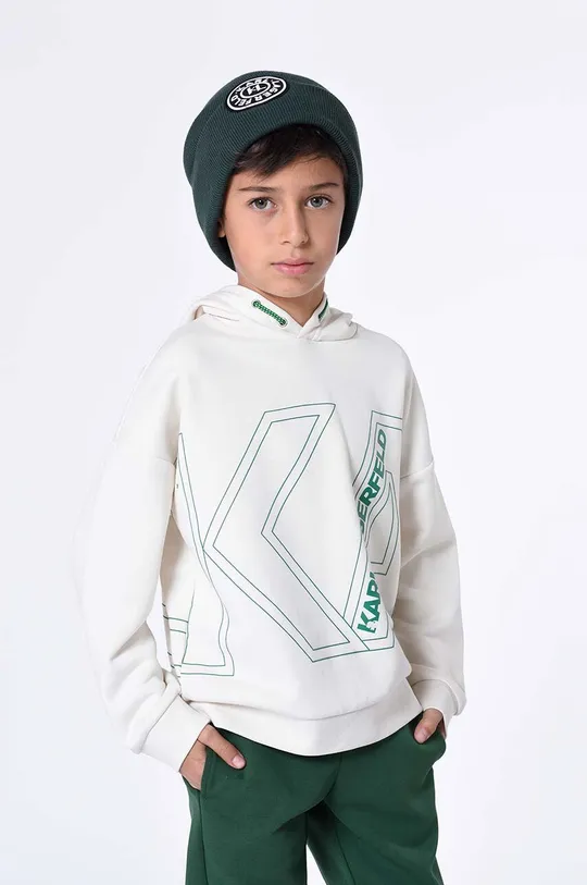 bež Otroški pulover Karl Lagerfeld Otroški