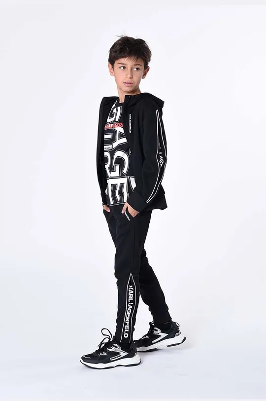 μαύρο Παιδική μπλούζα Karl Lagerfeld Παιδικά